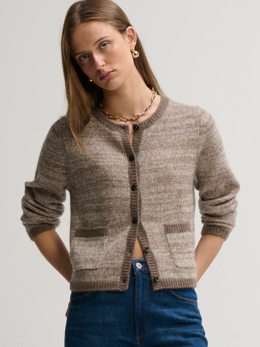 Coco Cardigan in Hazelnut