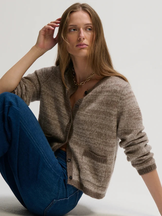 Coco Cardigan in Hazelnut