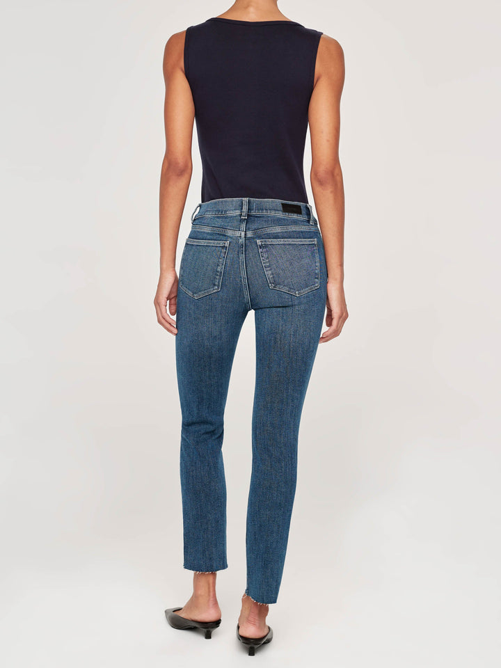 Mara Straight Mid Rise Jean in Chancery