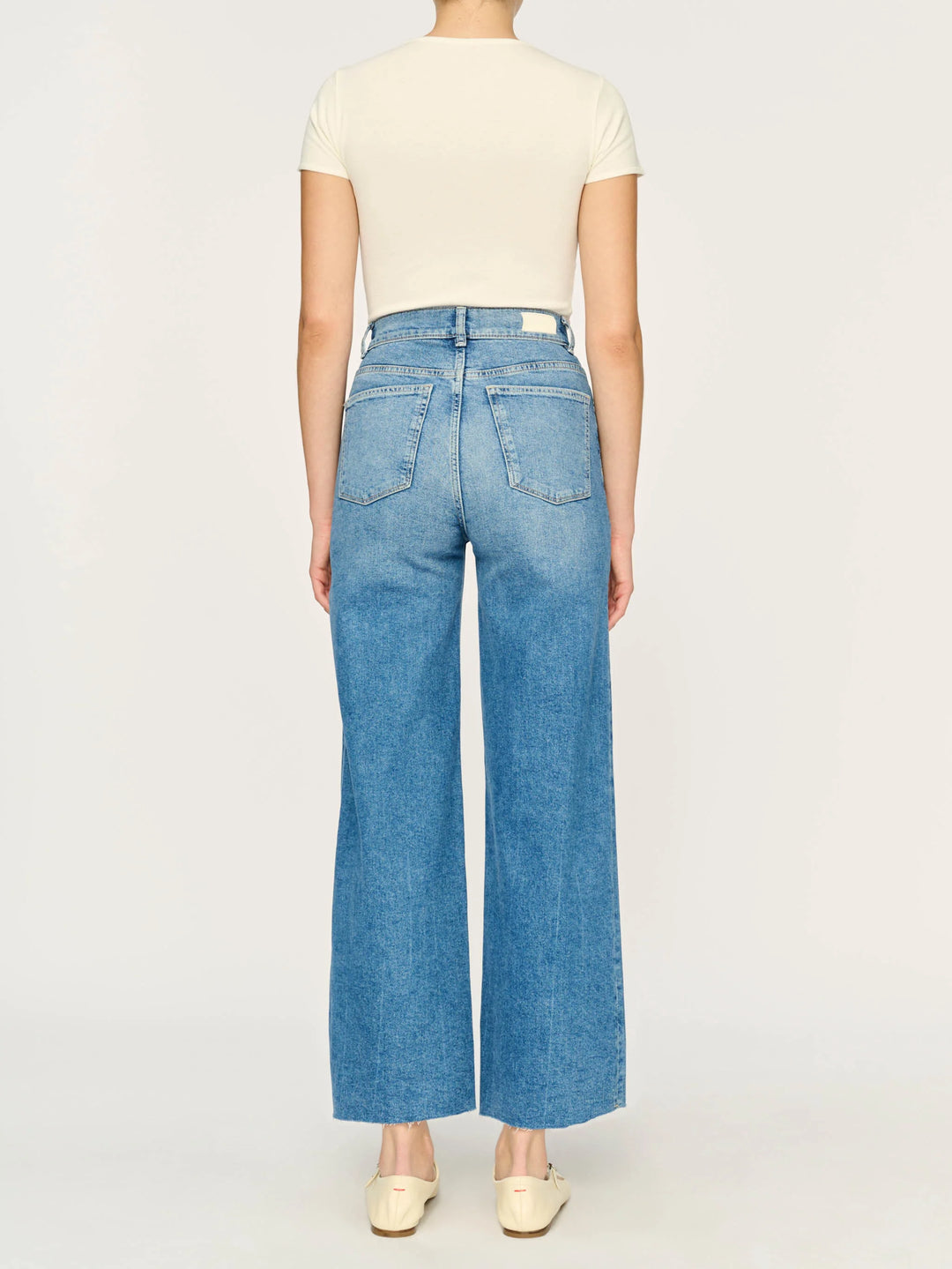 Hepburn Wide Leg High Rise Jean in Driggs