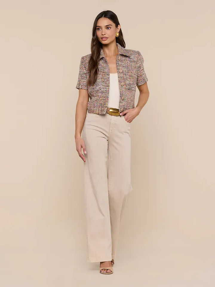 Chita Tweed Jacket in Rainbow Tweed