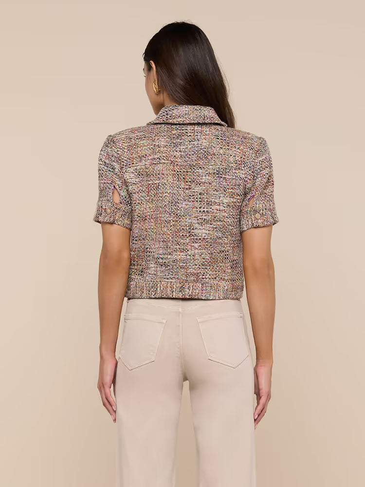 Chita Tweed Jacket in Rainbow Tweed