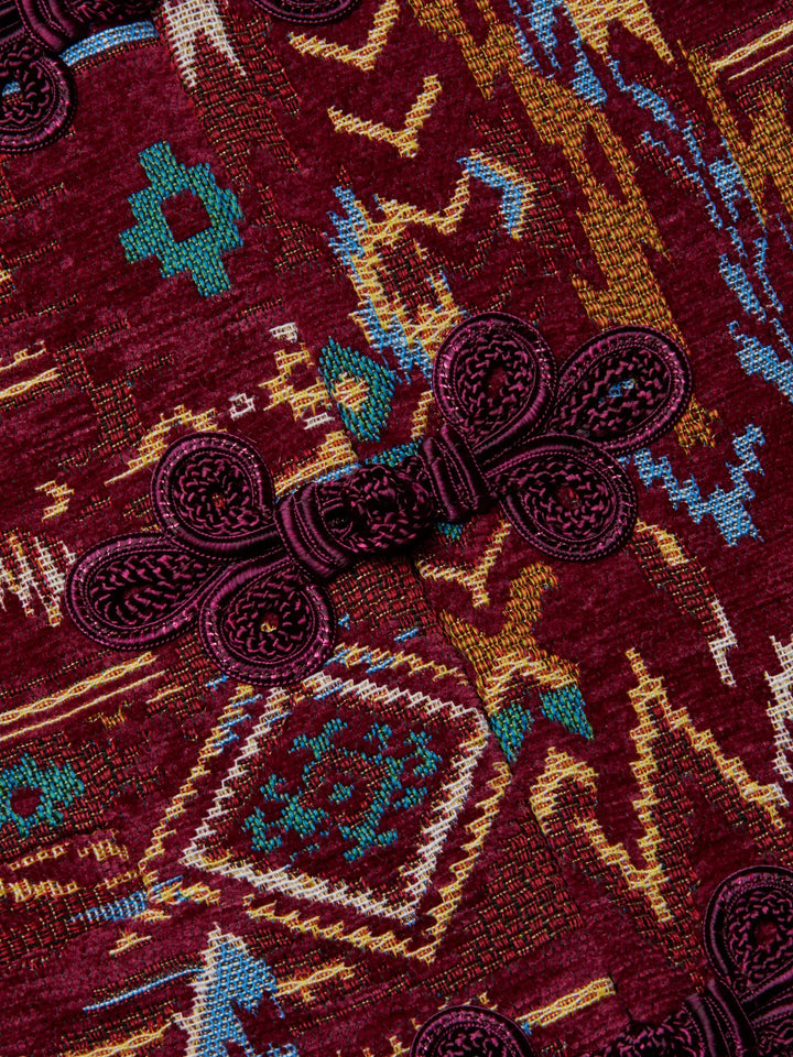 Asha Jacquard Jacket in Geo Tapestry