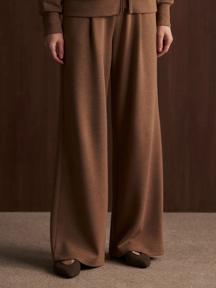 The Extra Wide Leg Pant in Golden Bronze Marl