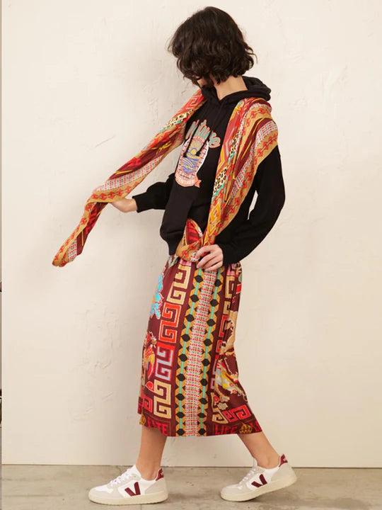 Rosalee Skirt in Dragon