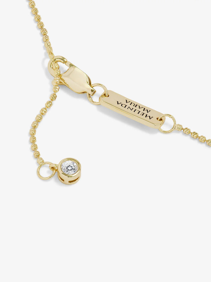 Ashley Venice Necklace in Gold|White Diamondettes