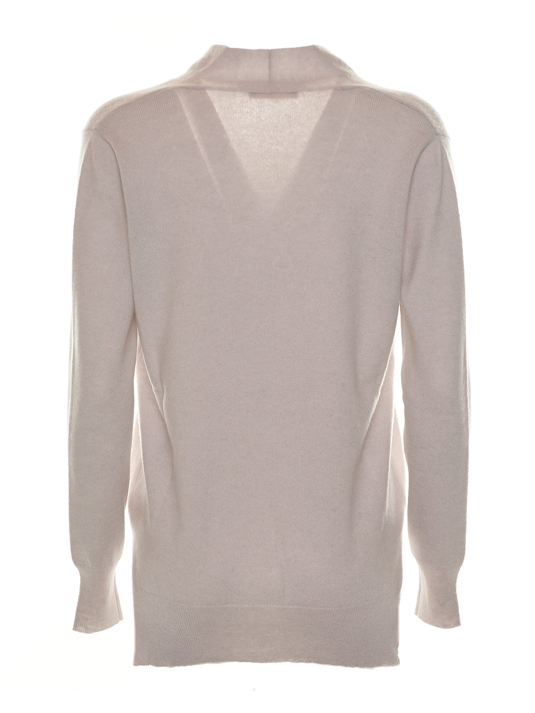 Knitted V-Neck in Taupe