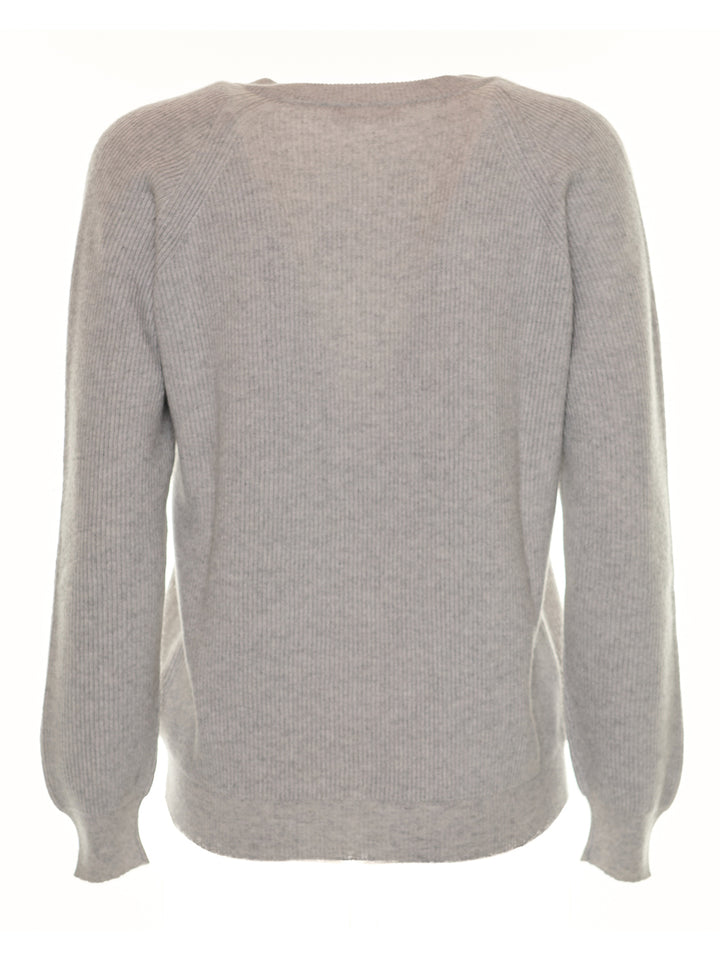 Knitted Crew in Grey