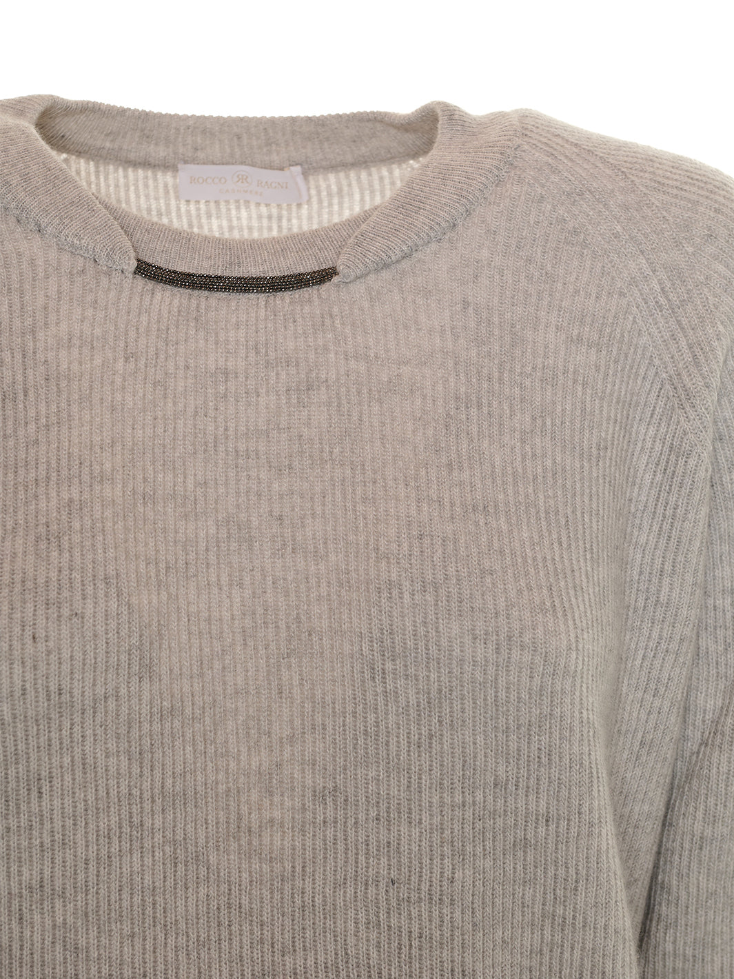 Knitted Crew in Grey