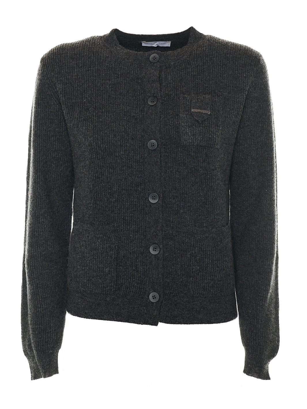 Knitted Cardigan in Anthracite