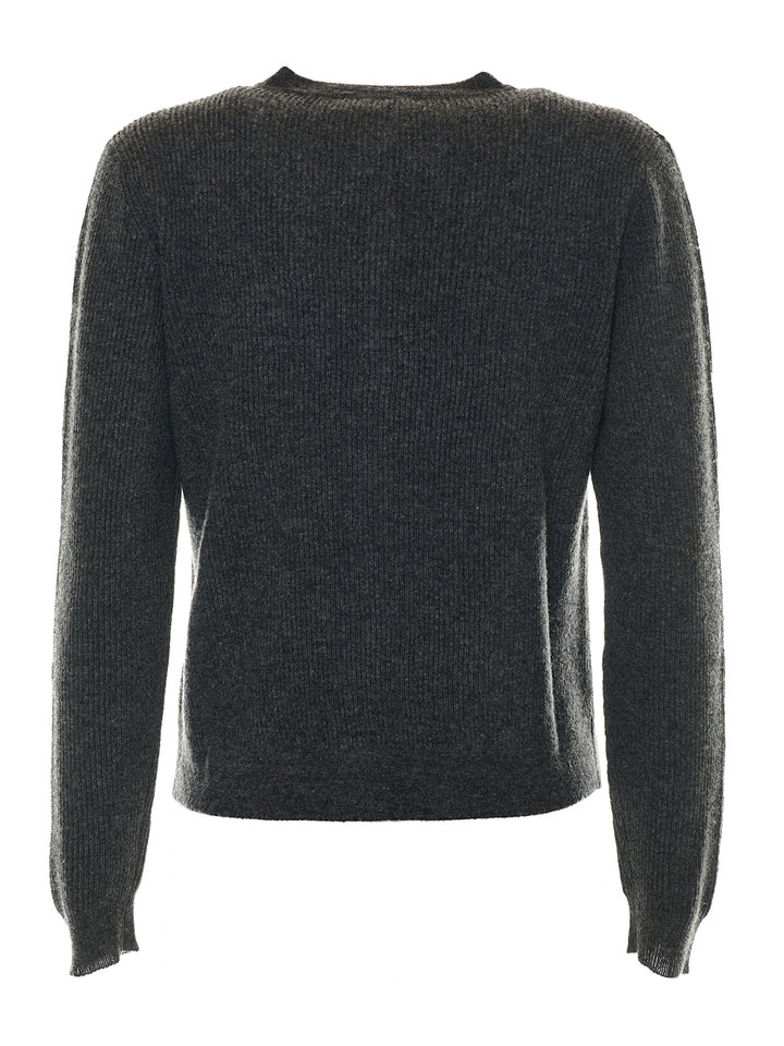 Knitted Cardigan in Anthracite