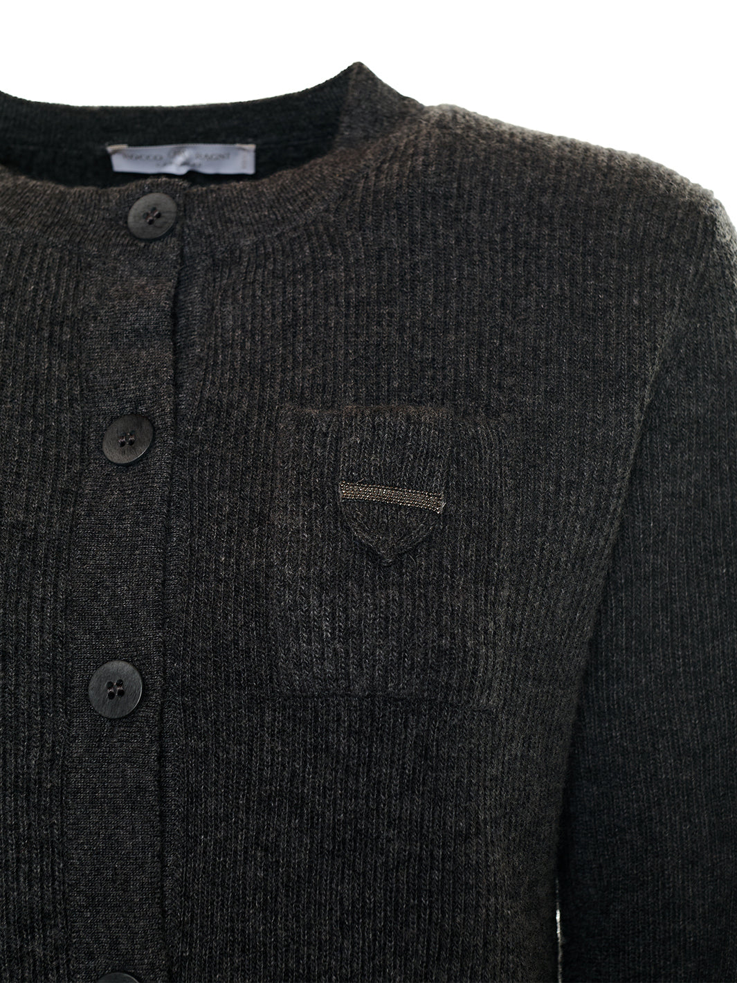 Knitted Cardigan in Anthracite