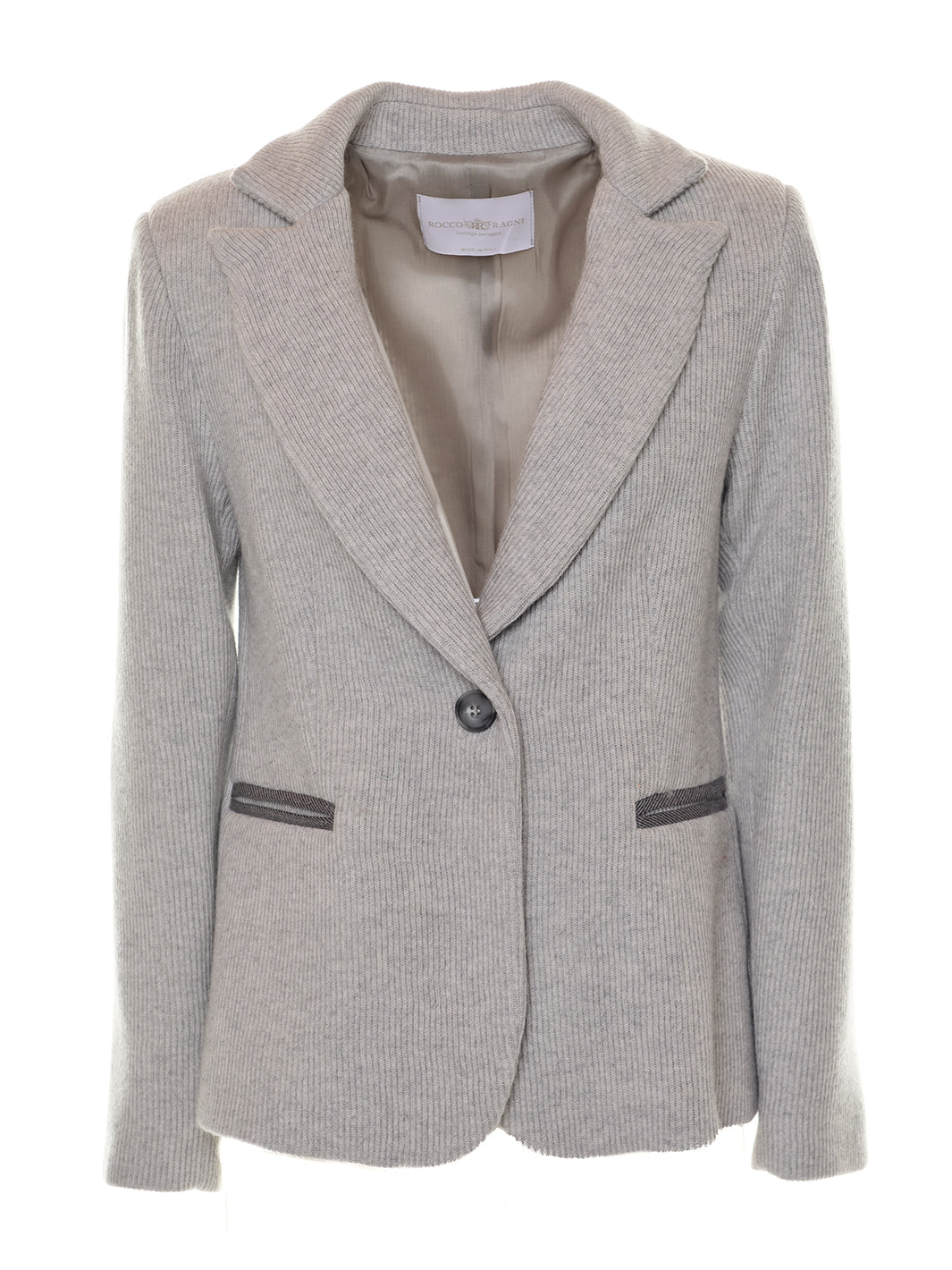 Knitted Jacket in Stone