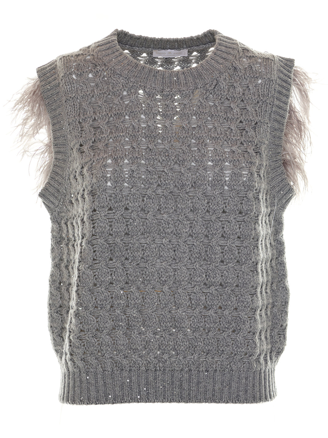 Knitted Sleeveless in Grey