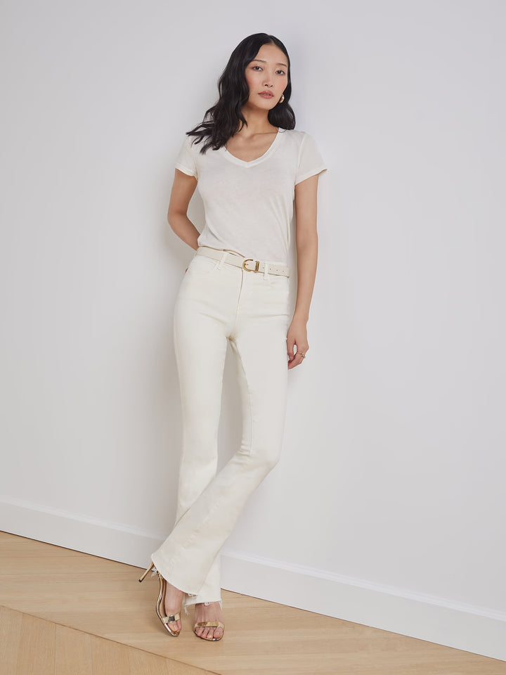 Ruth Straight-Leg Jean in Vintage White
