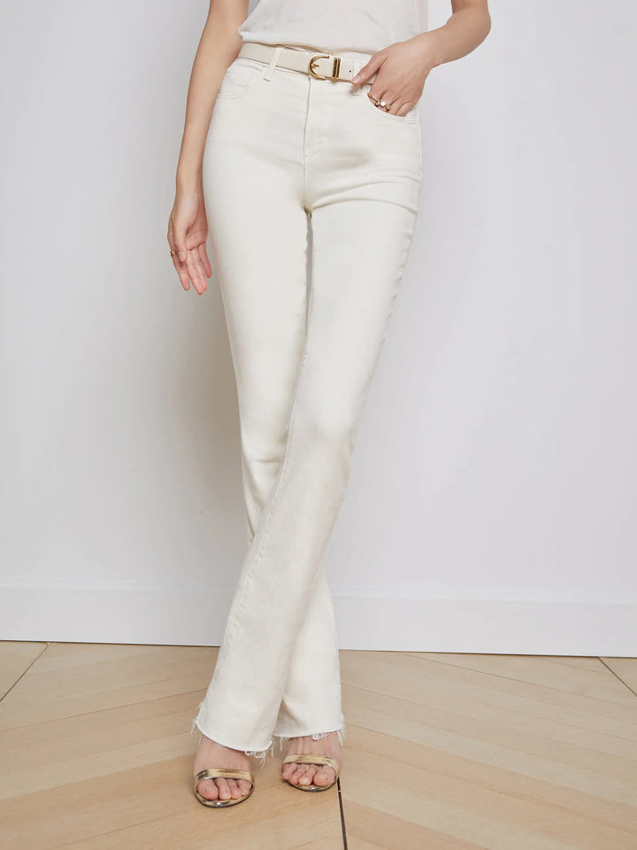 Ruth Straight-Leg Jean in Vintage White