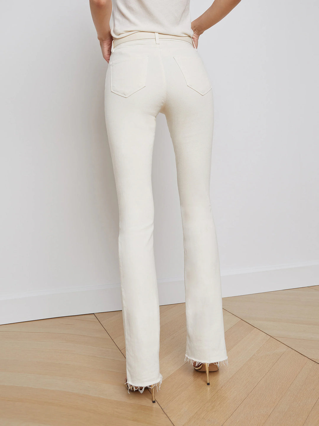 Ruth Straight-Leg Jean in Vintage White