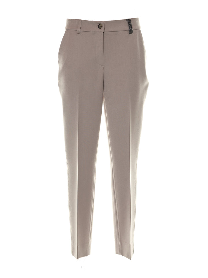 Woven Trousers in Moka