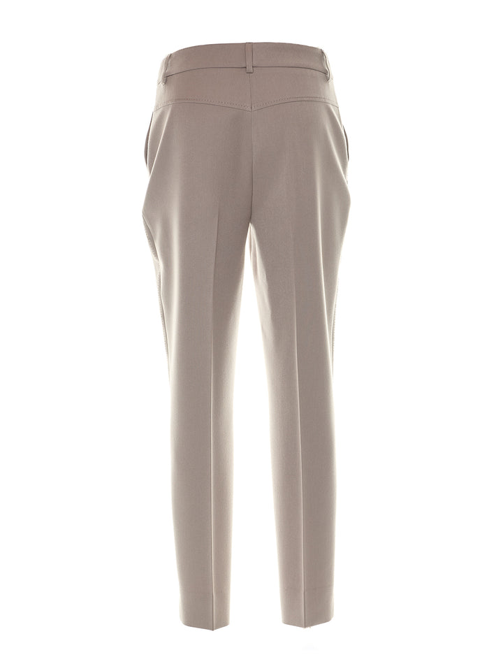 Woven Trousers in Moka