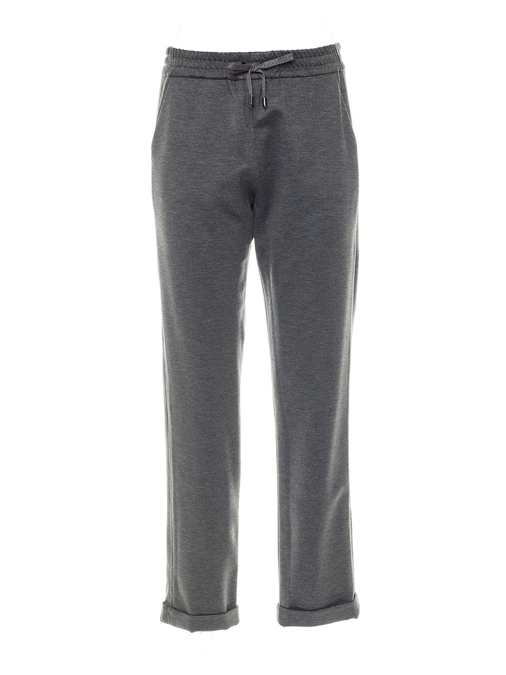 Woven Trousers in Grey