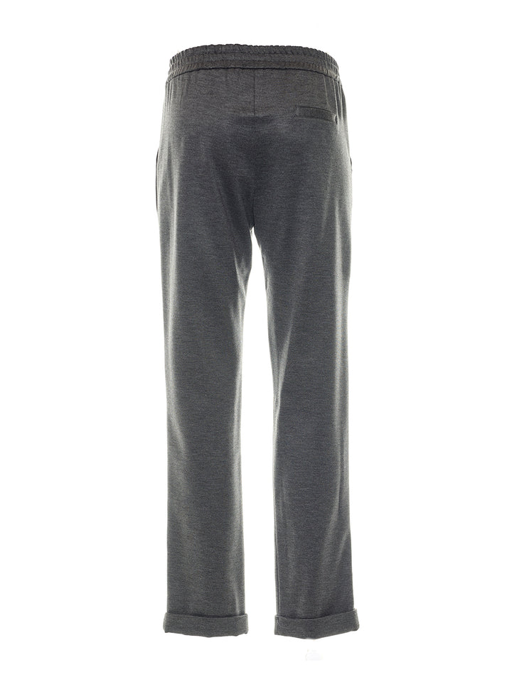 Woven Trousers in Grey