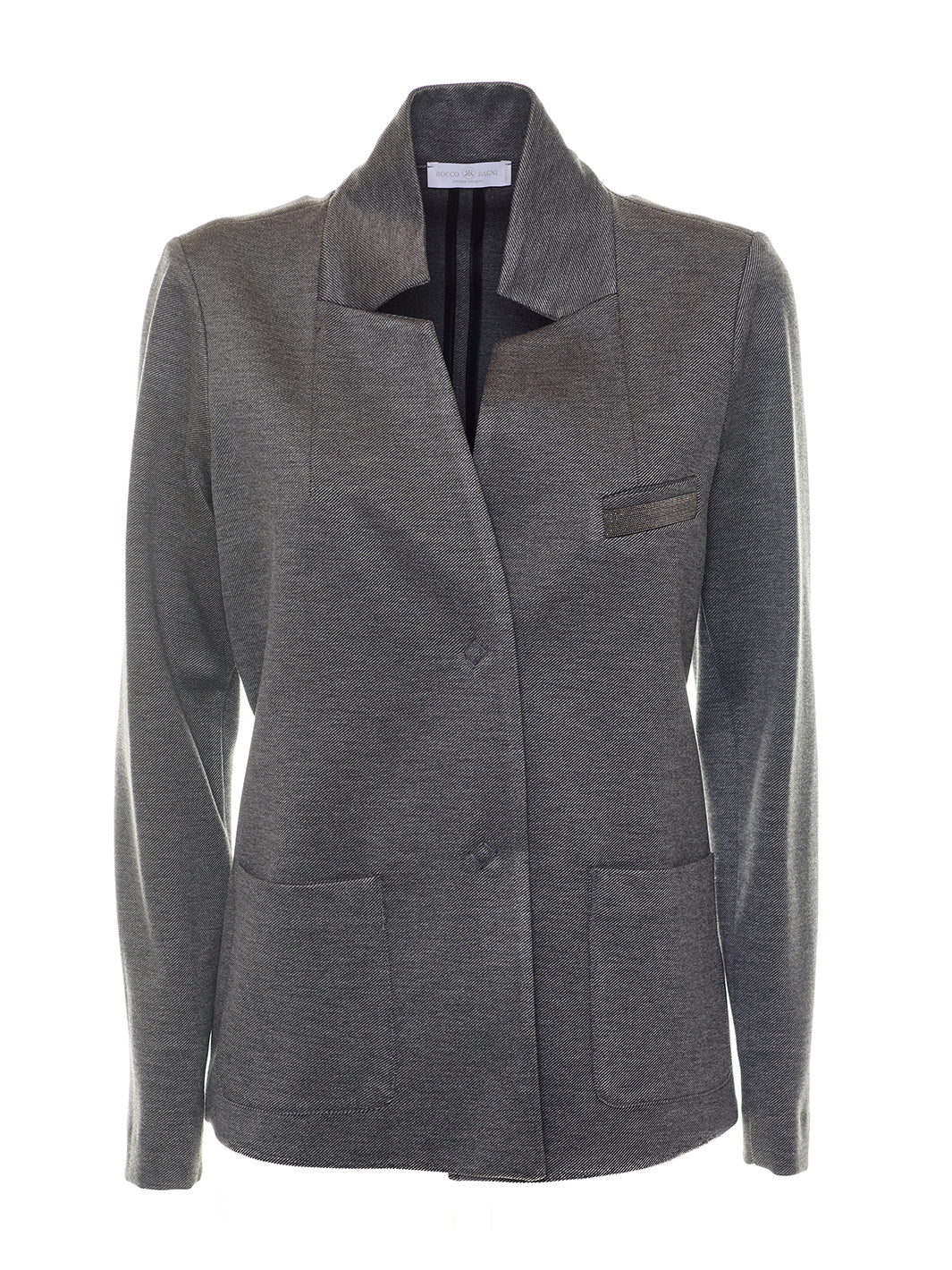 Woven Jacket in Grey