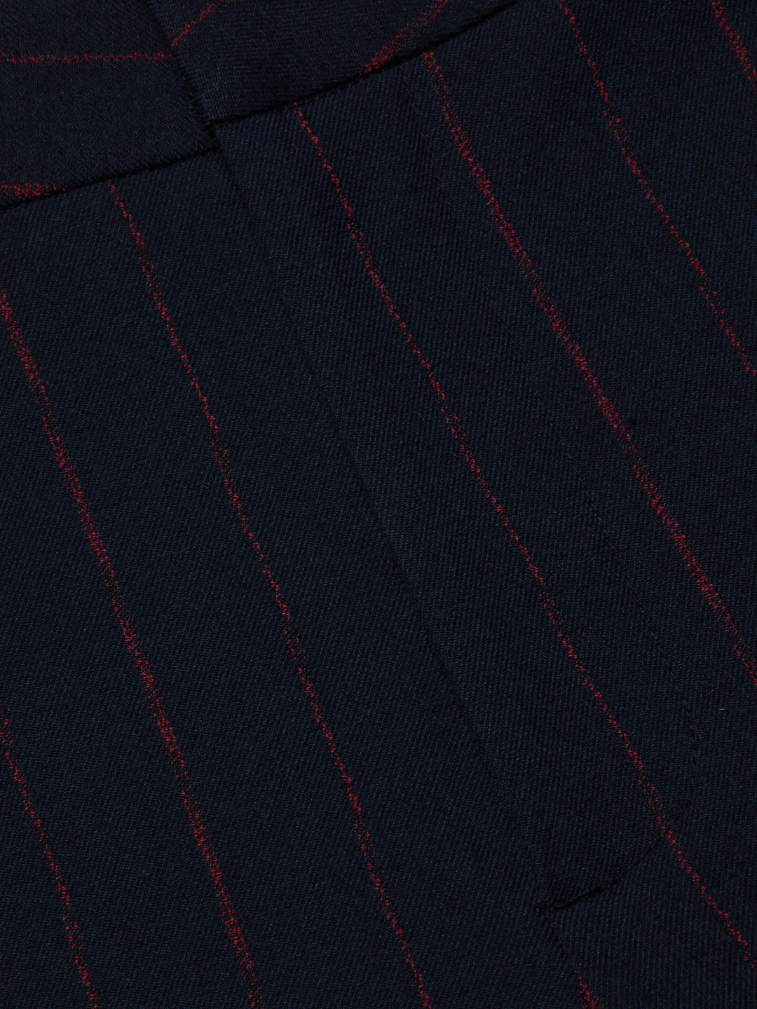 Rebel Pinstripe Trouser in Midnight Burgundy Pinstripe