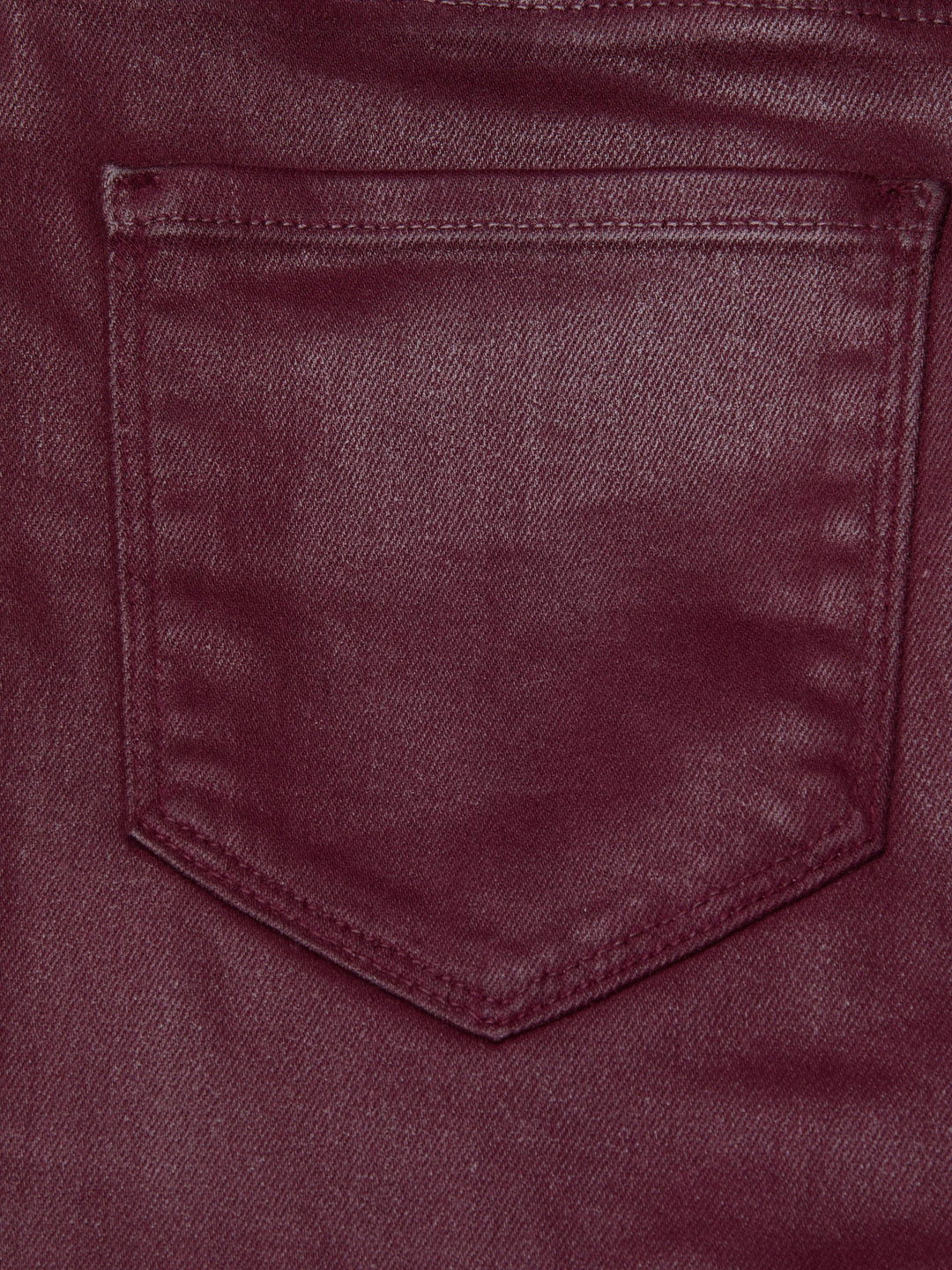 Clayton Coated Wide-Leg Jean in Dark Port Coated