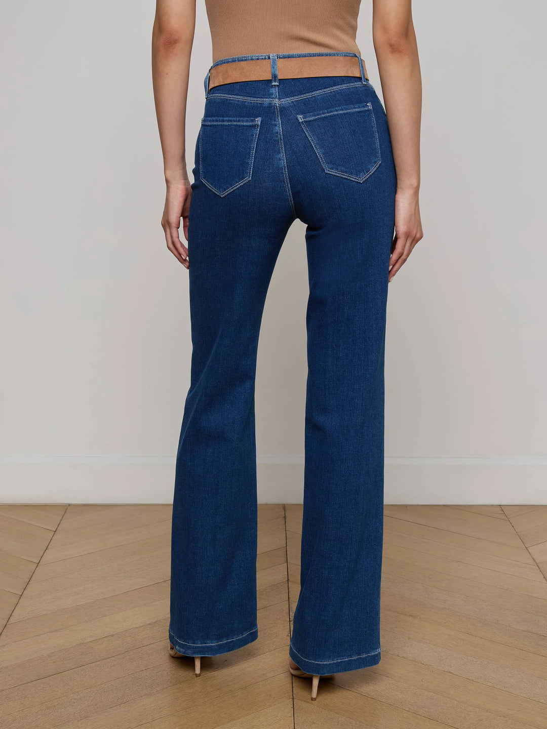 Clayton Wide Leg Jean in Lansing