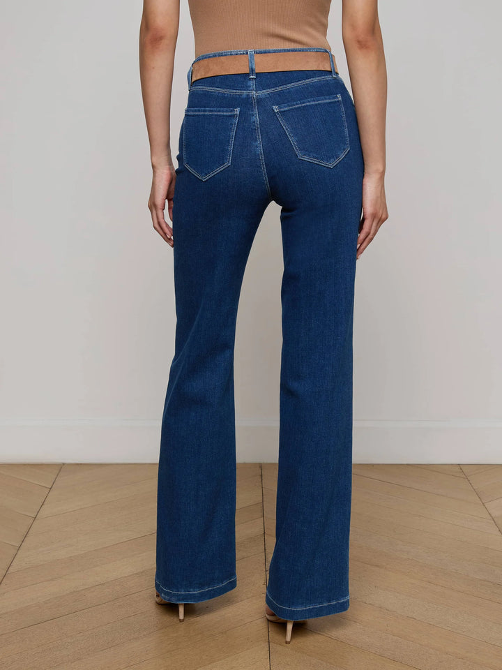 Clayton Wide Leg Jean in Lansing