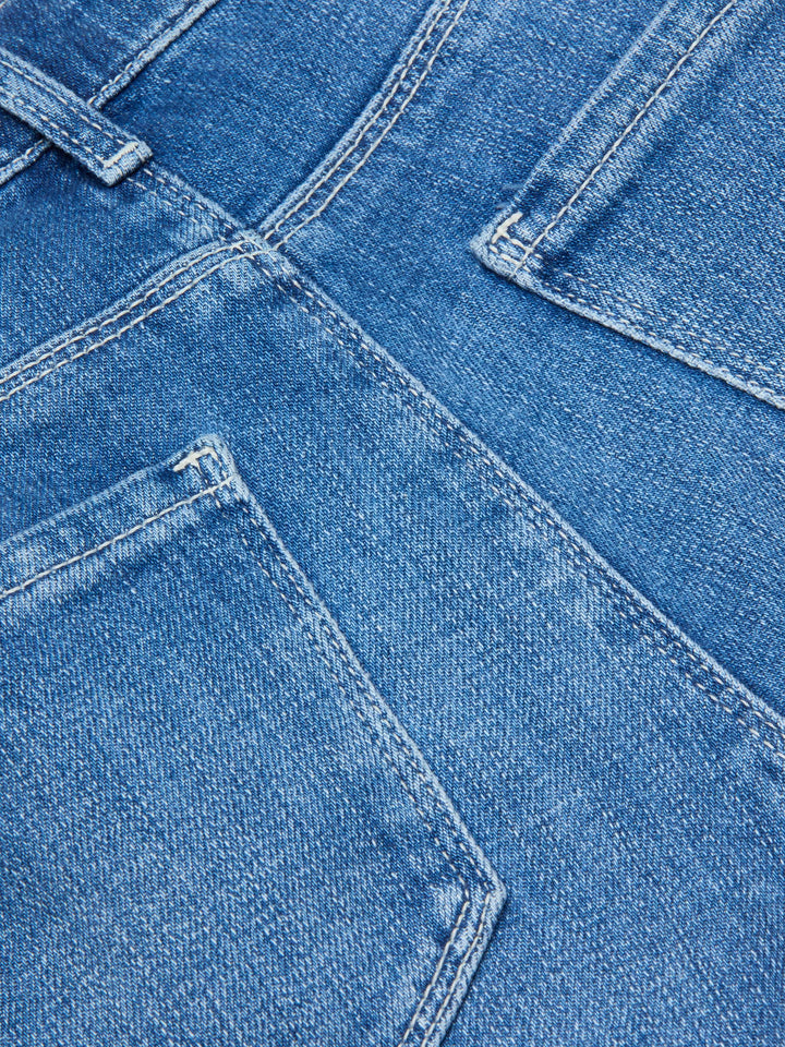 Clayton Coated Wide Leg Jean in Riverside