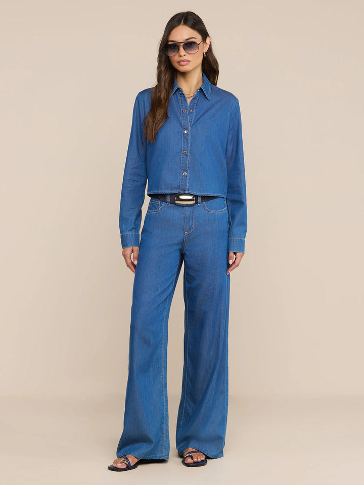 Alicent Wide-Leg Jean in Cherokee