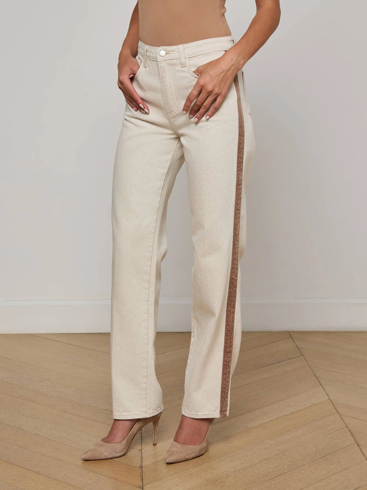 Jones Stovepipe Jean in Desert Tan/Taupe