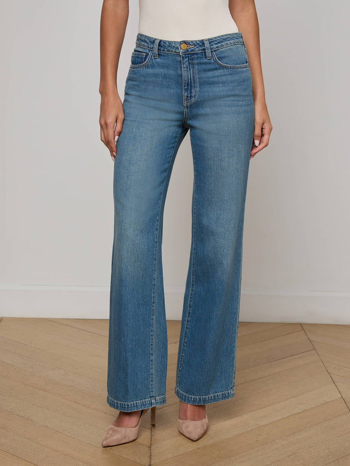 Scottie Wide Leg Jean in Fargo