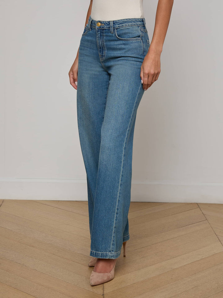 Scottie Wide Leg Jean in Fargo