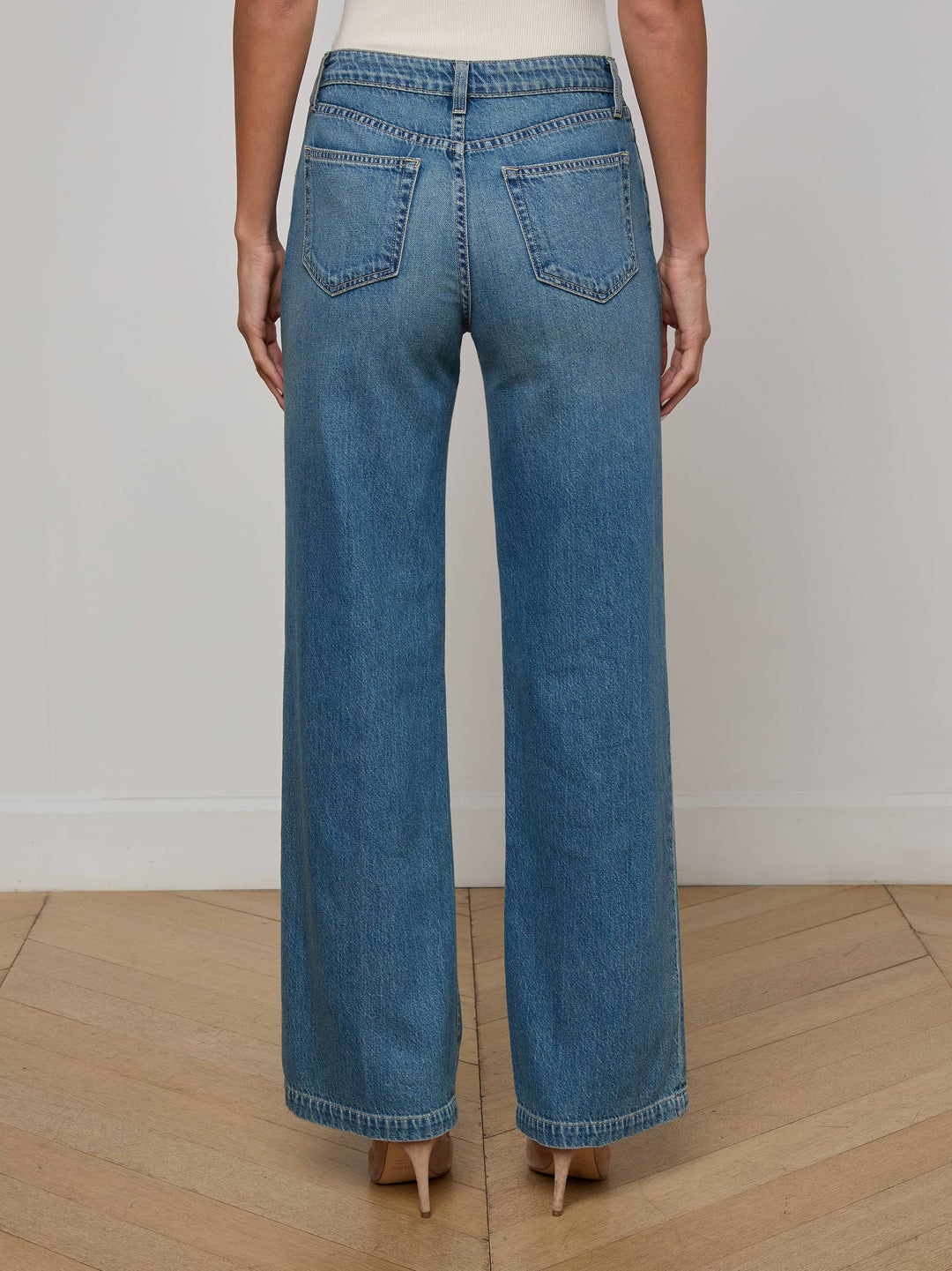 Scottie Wide Leg Jean in Fargo