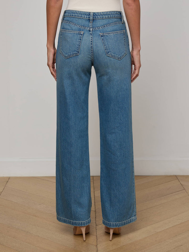 Scottie Wide Leg Jean in Fargo