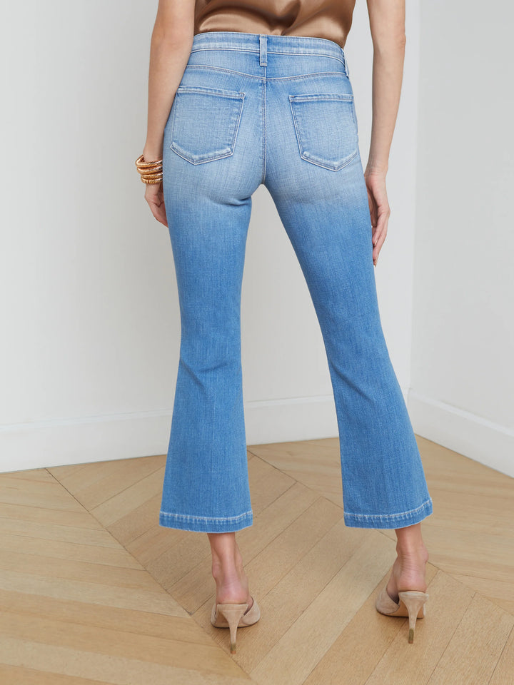 Ali High-RIse Slim Flare Jean in Cabrini