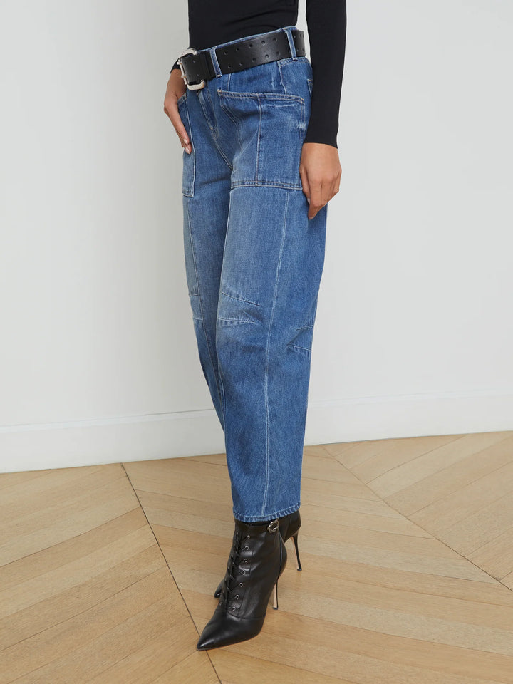 Cody High Rise Rodeo Jean in Brentwood