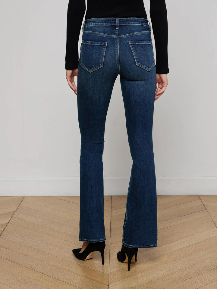 Cara Low-Rise Bootcut Jean in Roxbury
