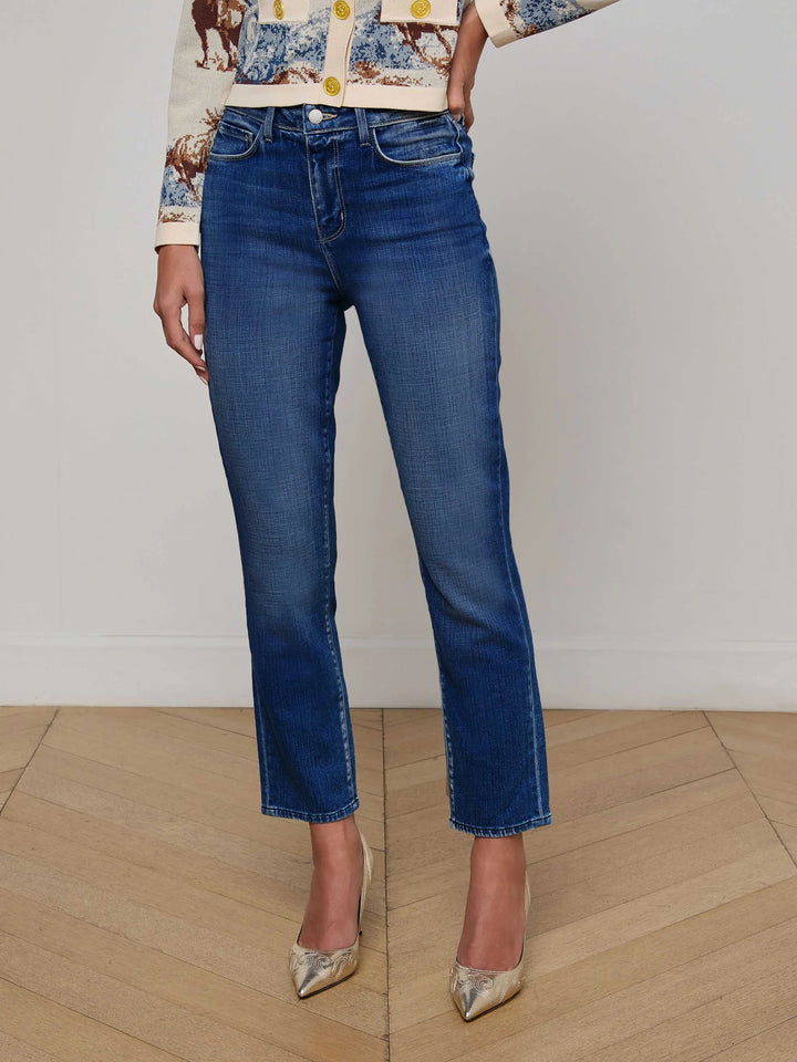 Celestia Ultra High Rise Slim-Leg Jean in Marvista
