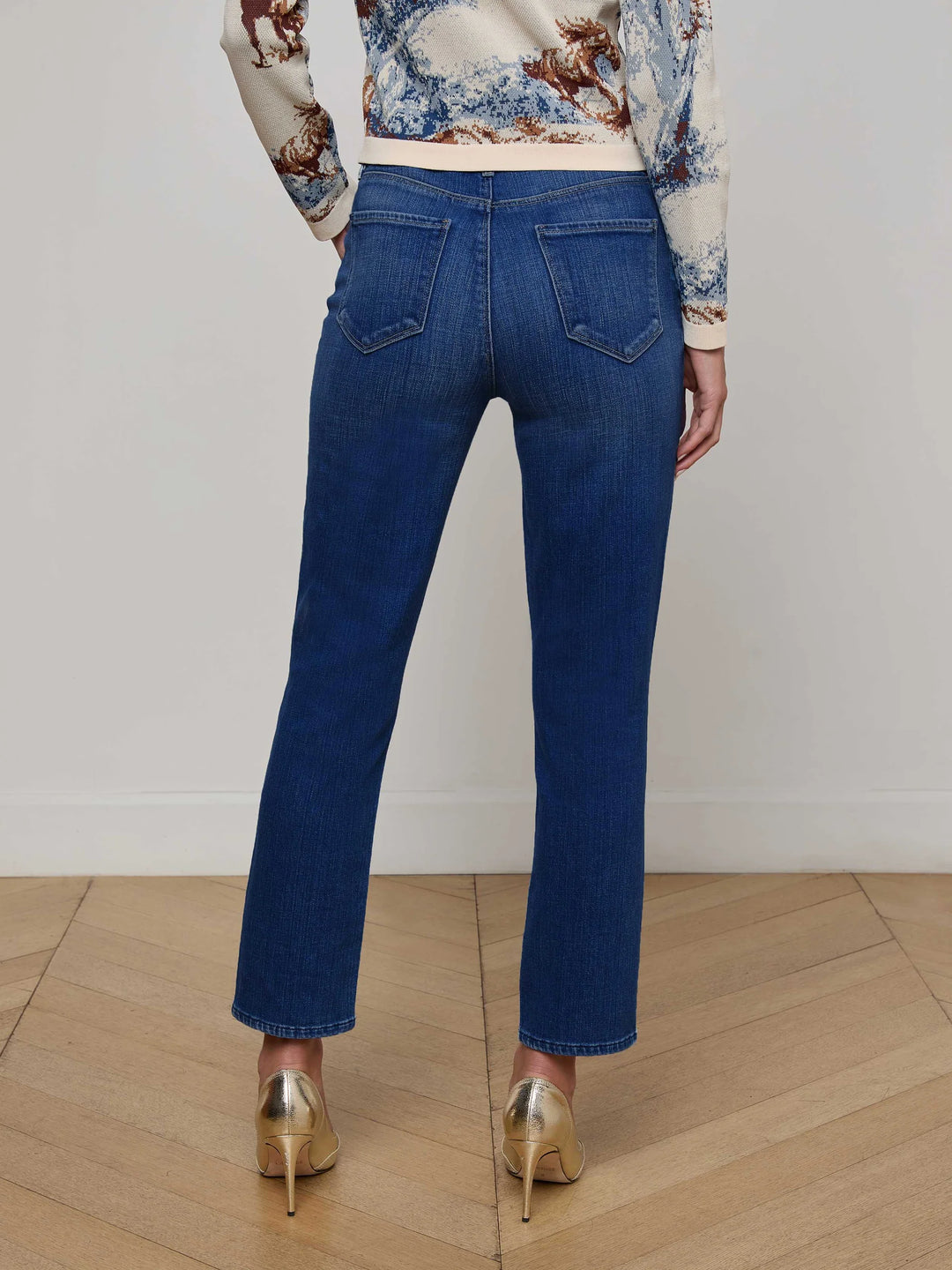 Celestia Ultra High Rise Slim-Leg Jean in Marvista