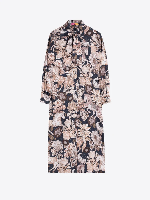 Reese Midi Shirt Dress in Floral