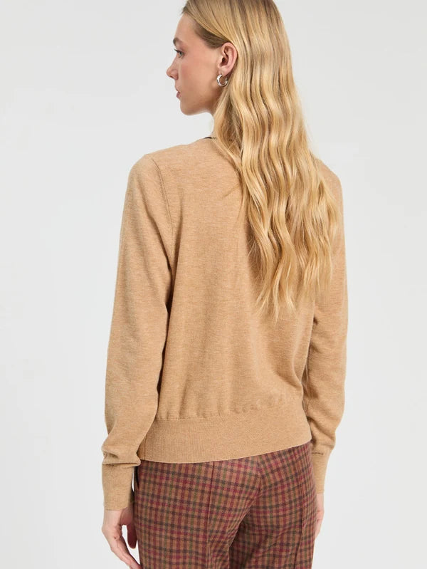 Lazo Jumper with Bow in Beige