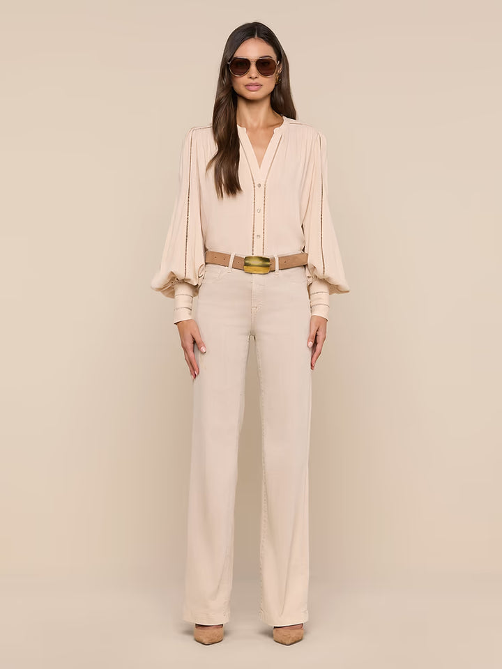 Kiera Blouse in Biscuit