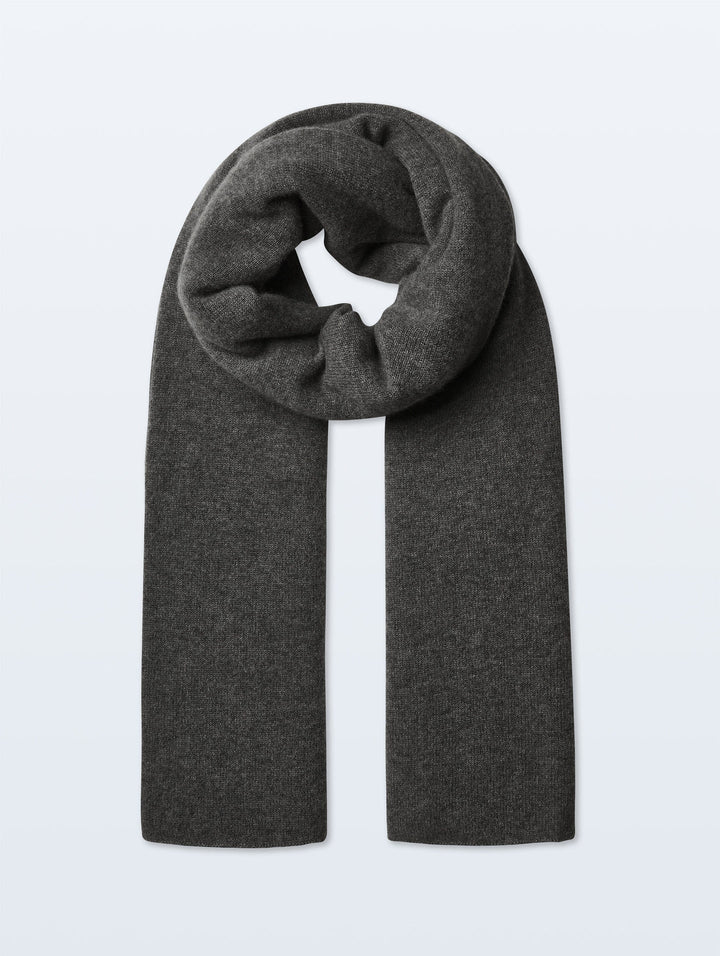 Cashmere Travel Wrap in Dark Slate Heather