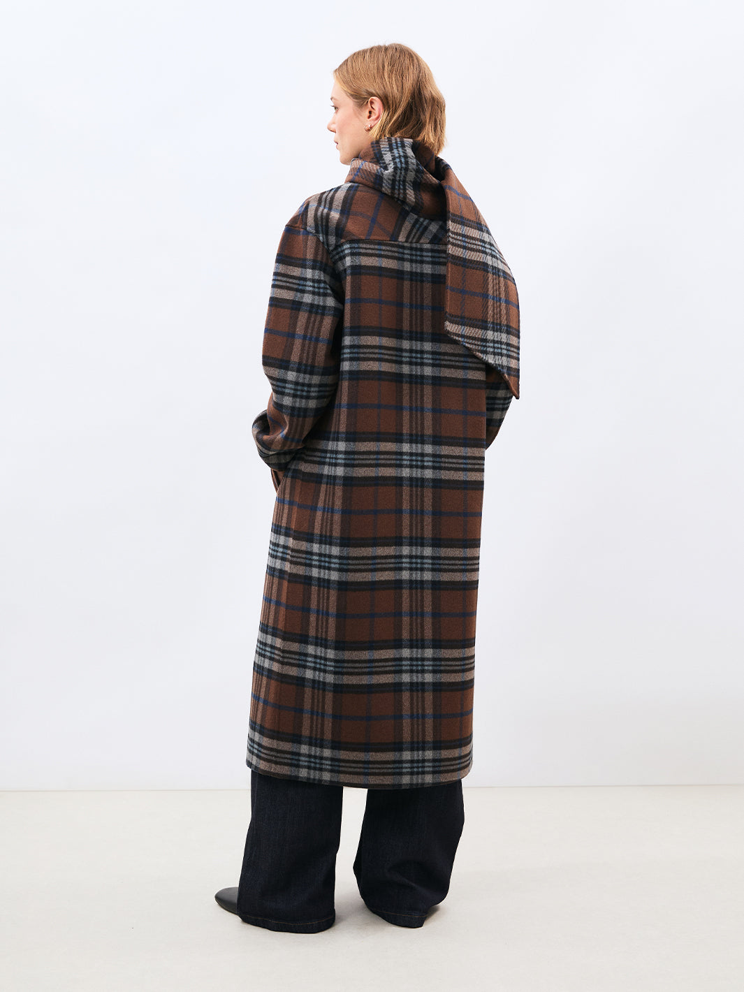Komicho Coat in Chocolate