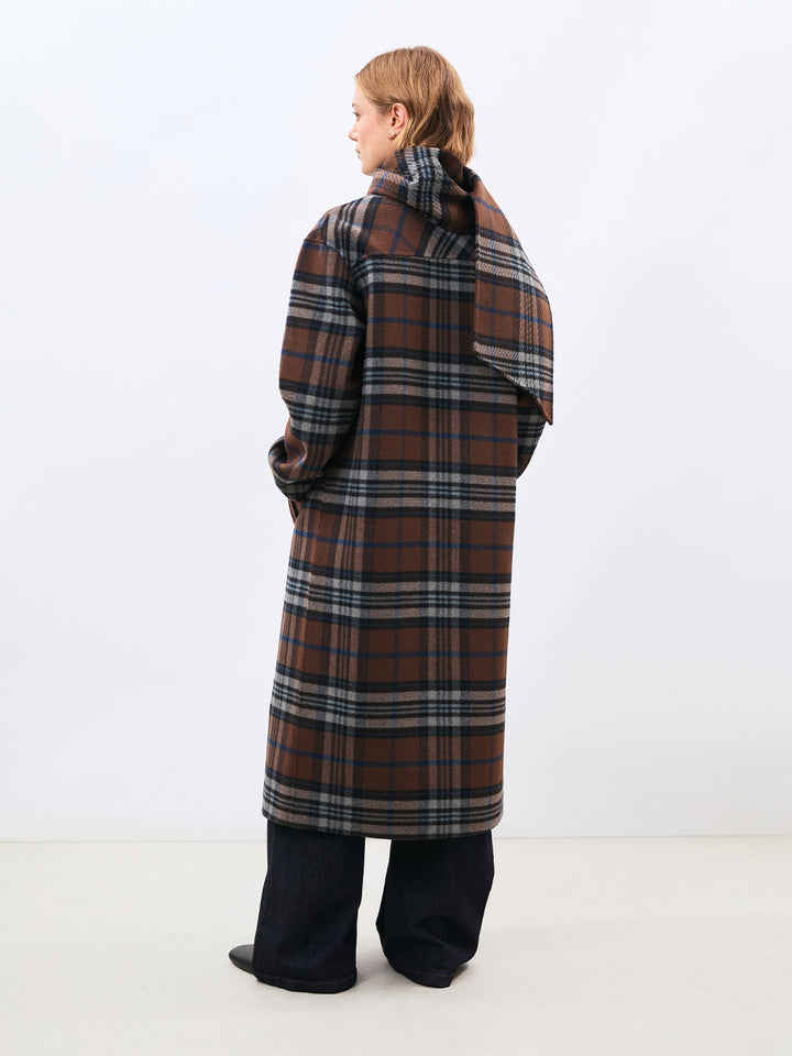 Komicho Coat in Chocolate
