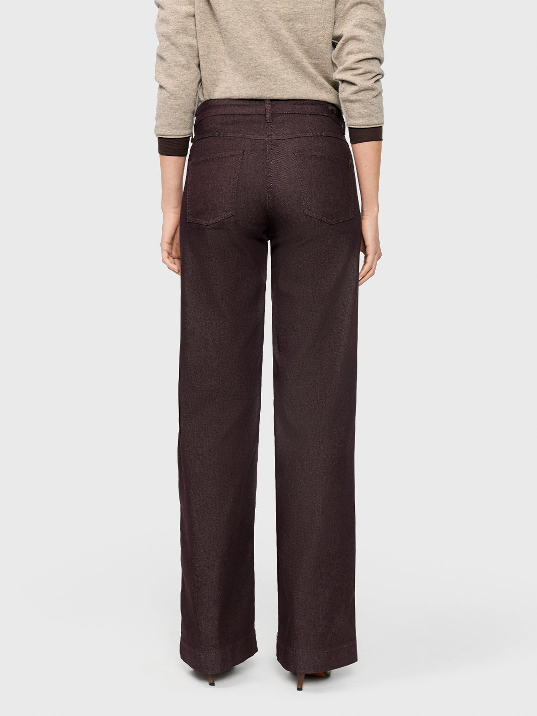 Dream Wide Leg Jean in Brown Rinse