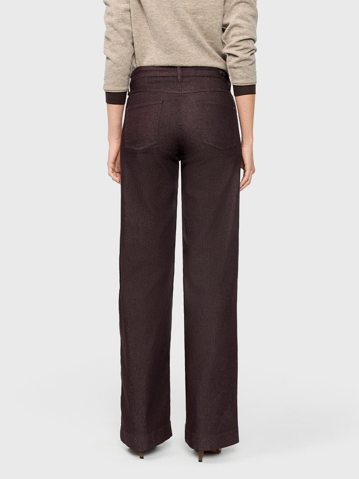 Dream Wide Leg Jean in Brown Rinse